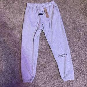 Fear of God Essentials Light Gray Sweatpants